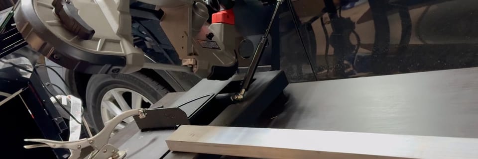 Improving a Portable Metal Stock Cutting Setup